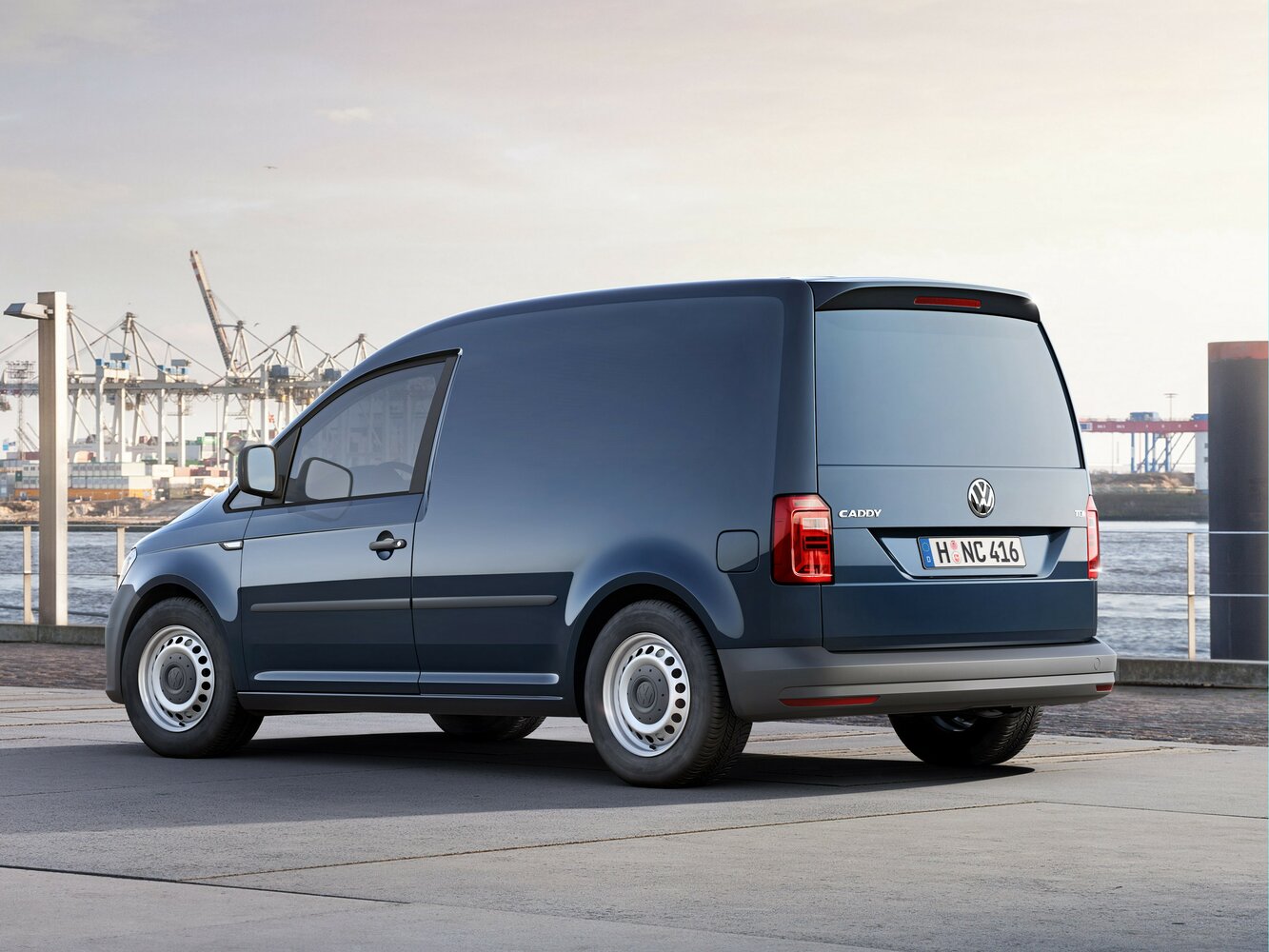 Volkswagen Caddy, IV, 2015–2020, Van Kasten: Rear three-quarter view