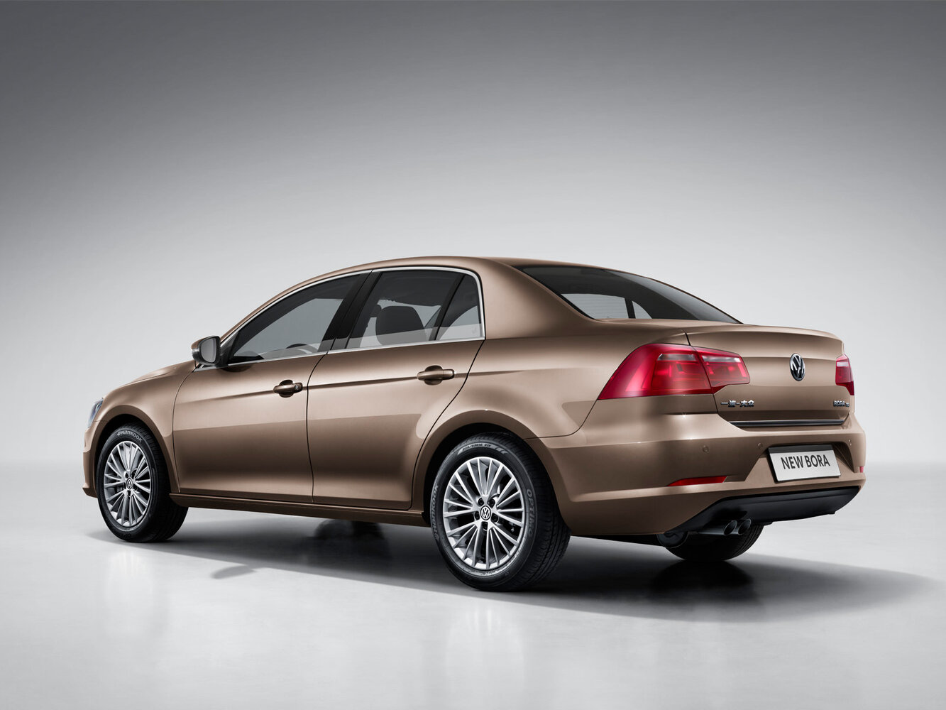 Volkswagen Bora, II (China Market) Рестайлинг, 2012–2015, Седан: Вид сзади в три четверти