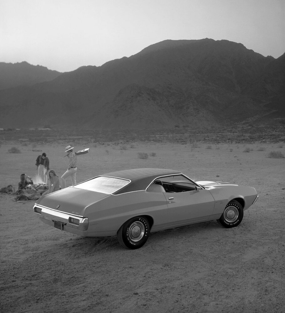 Ford Torino, III, 1972–1976, Купе-хардтоп: Вид сзади в три четверти
