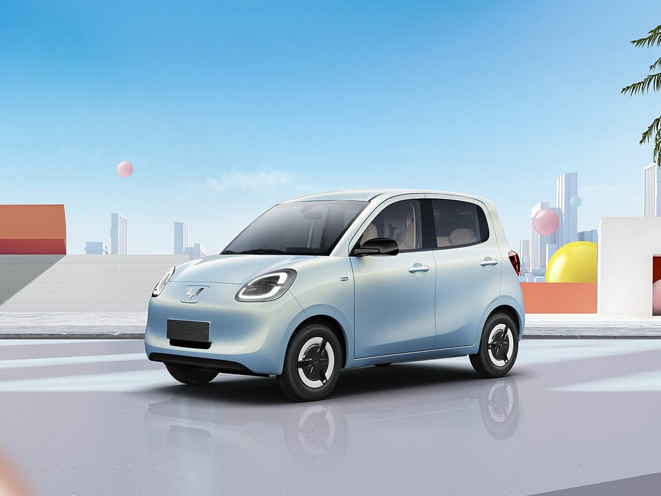 Wuling Mini EV, IV, 2025–2026, Хэтчбек 5 дв.: Вид сбоку
