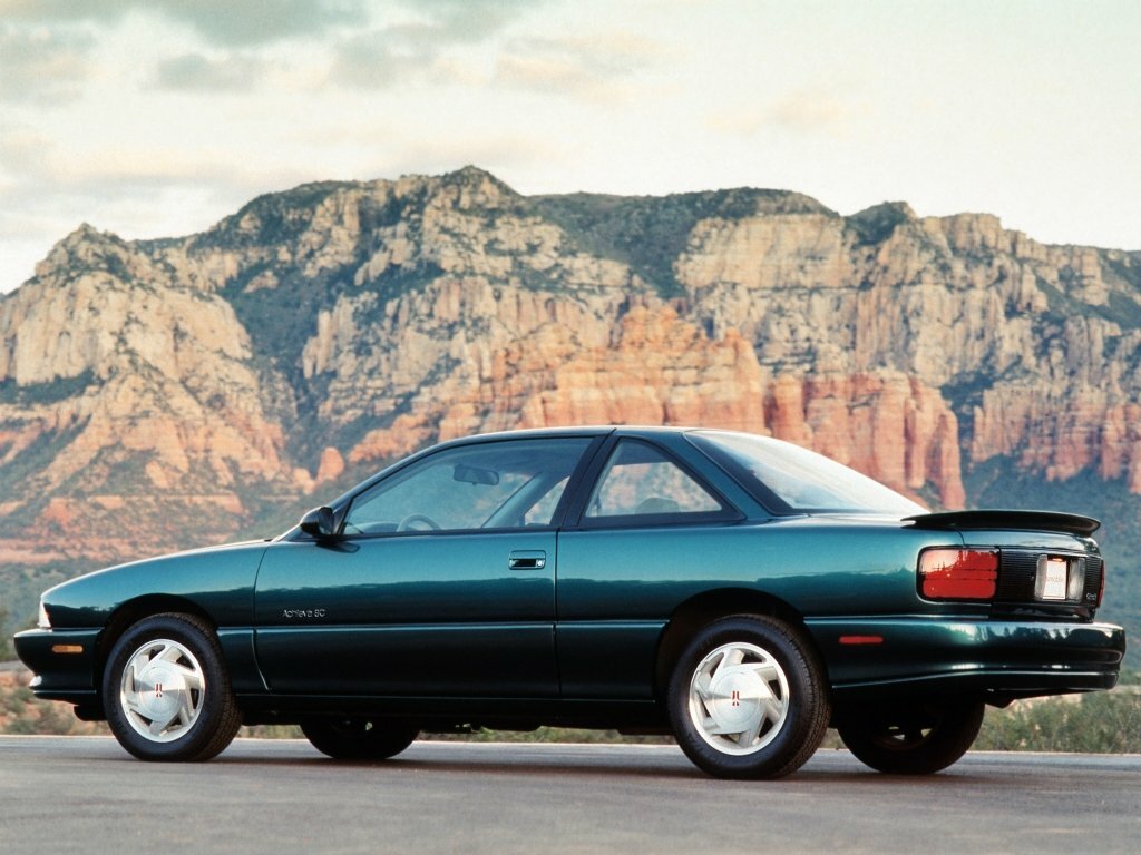 Oldsmobile Achieva, , 1991–1997, Купе: Вид сзади в три четверти