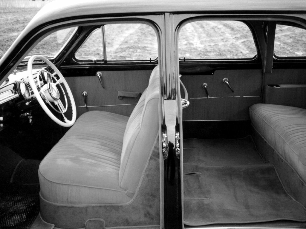 ГАЗ 12 zim, , 1948–1960, Седан: Задняя часть салона