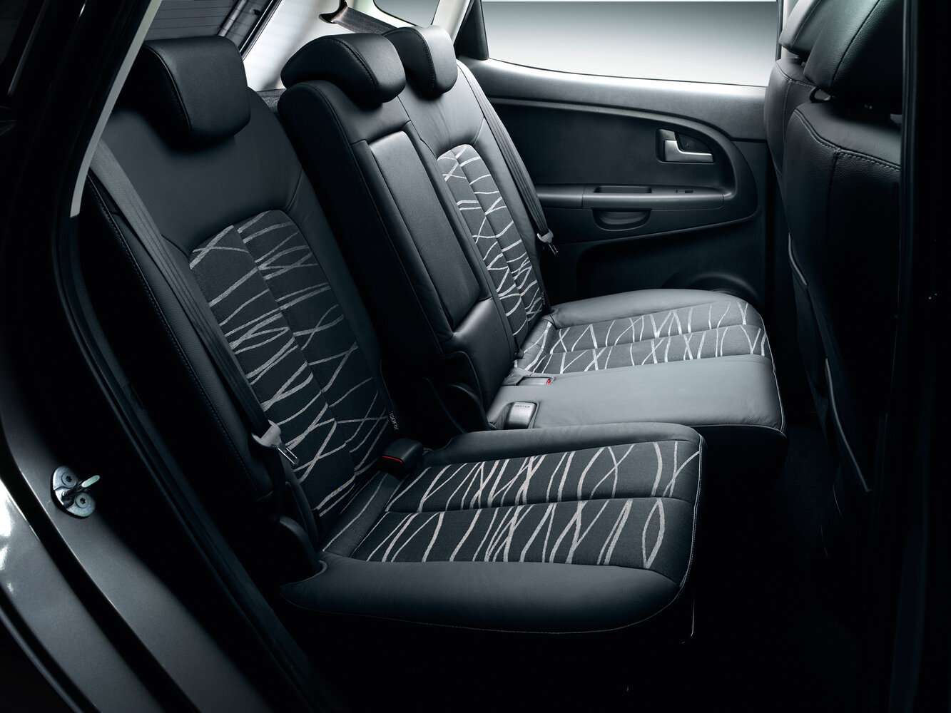 Kia Venga, I, 2009–2014, Компактвэн: Задняя часть салона