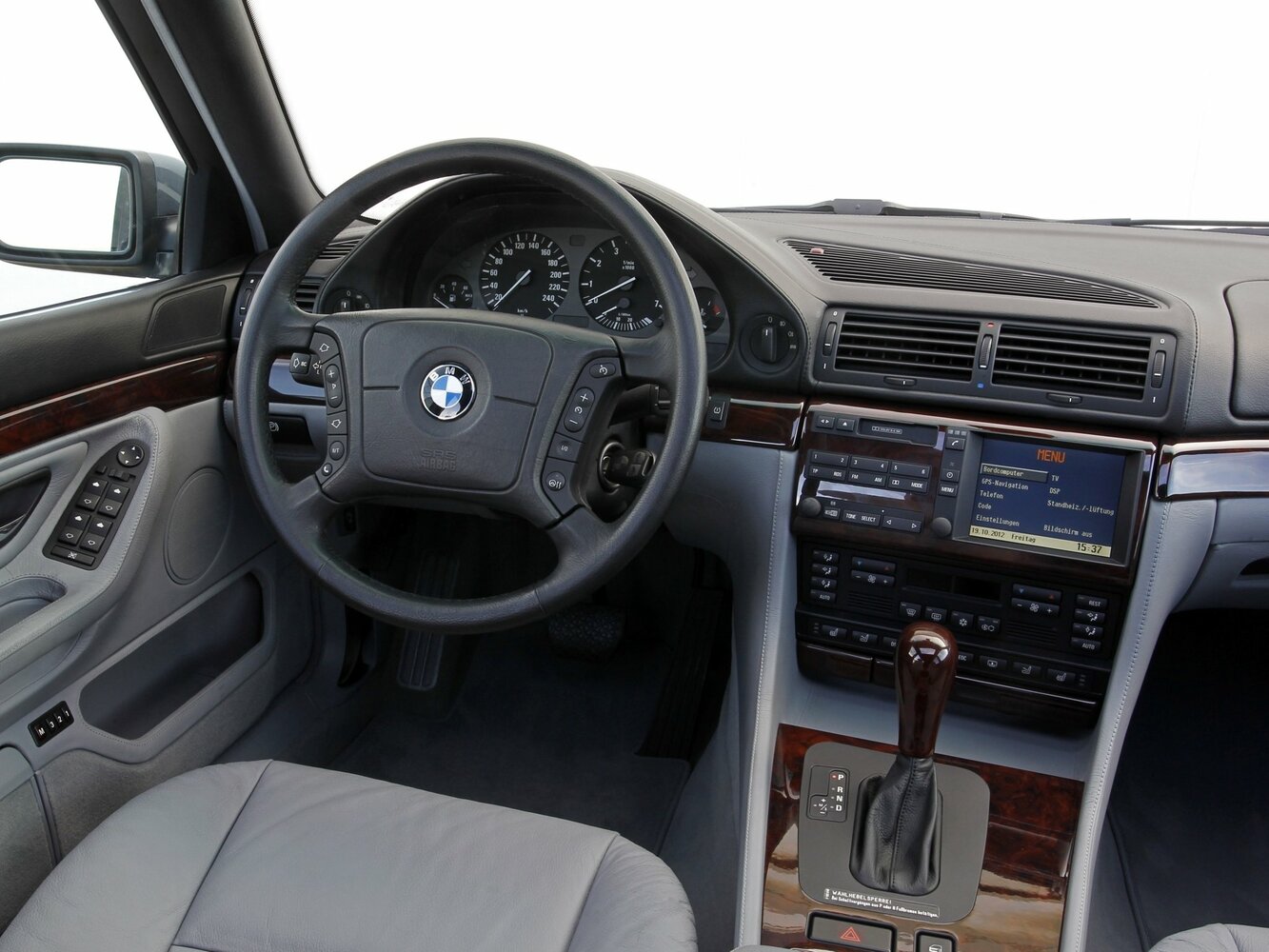BMW 7 серии, III (E38) Рестайлинг, 1998–2001, Седан Long: Передняя панель