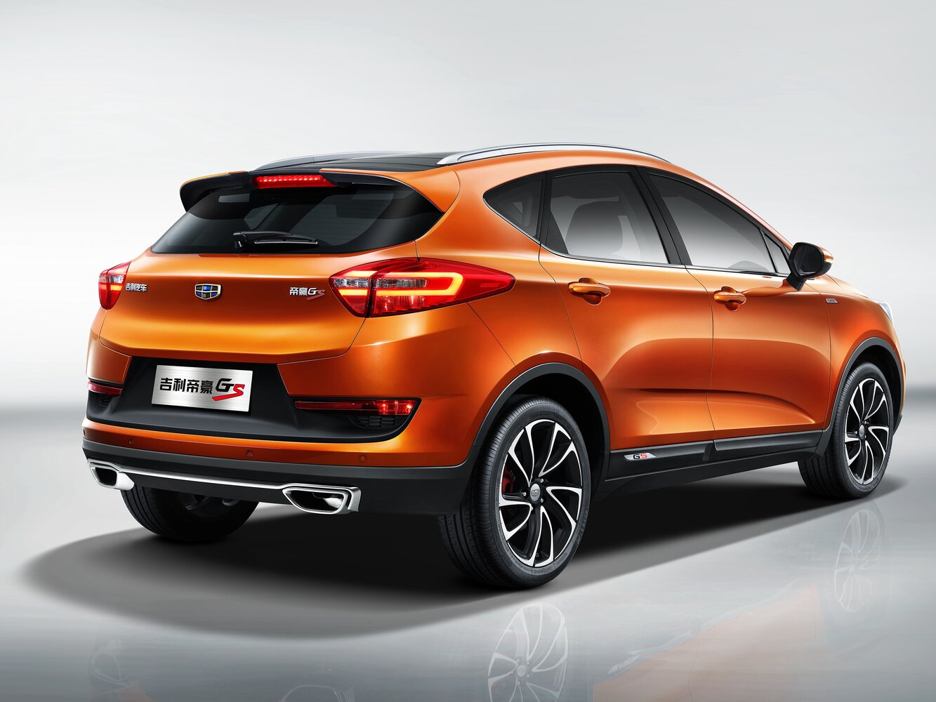 Geely GS, I, 2016–2021, SUV 5 door: Rear three-quarter view