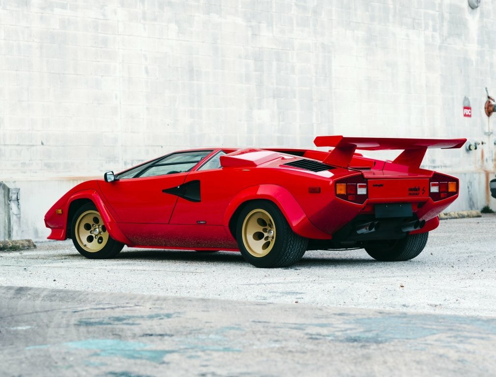 Lamborghini Countach, , 1974–1991, Coupe: Rear three-quarter view