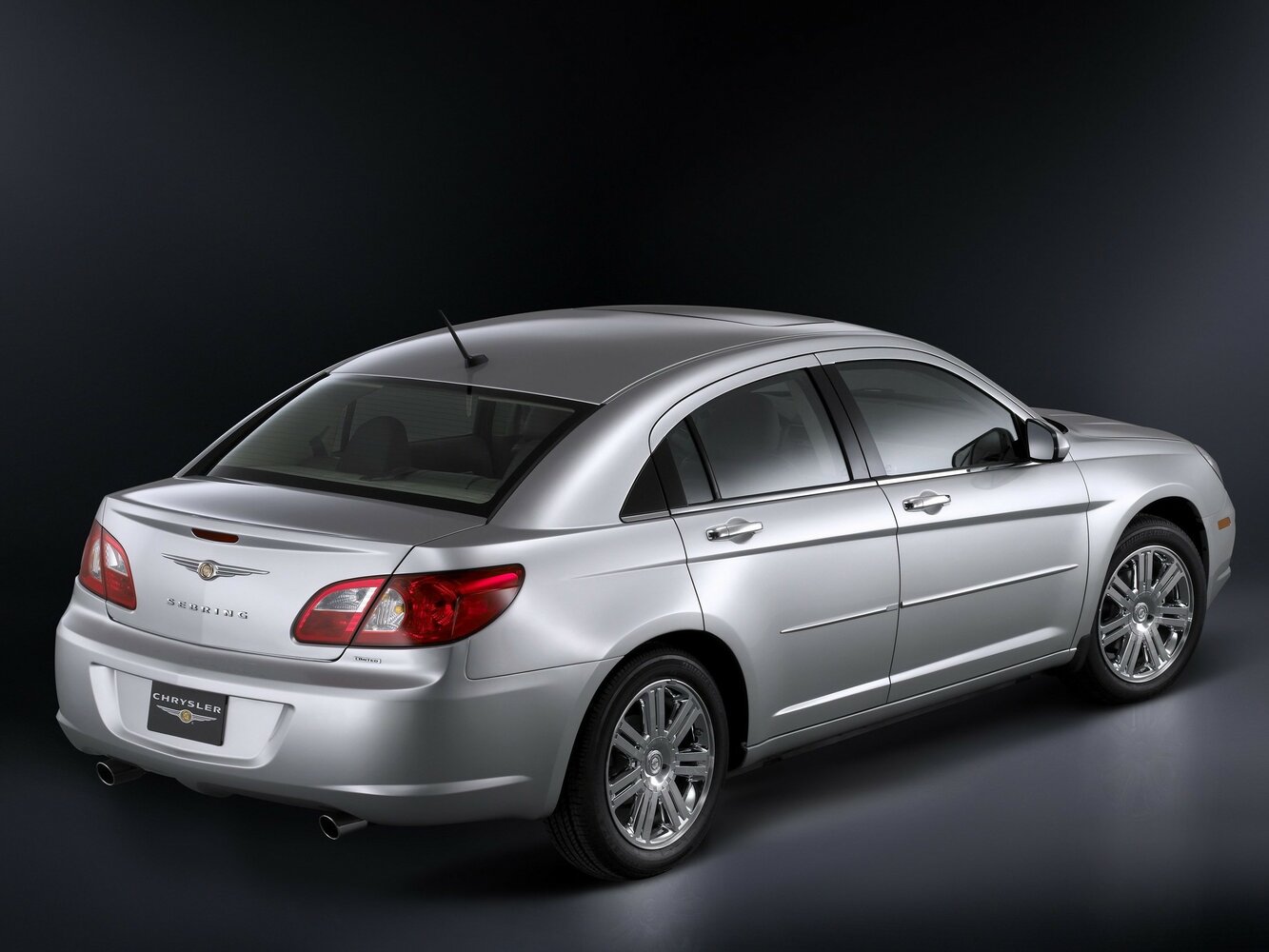 Chrysler Sebring, III, 2006–2010, Седан: Вид сзади в три четверти