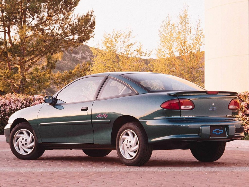 Chevrolet Cavalier, III, 1995–2005, Coupe: Rear three-quarter view