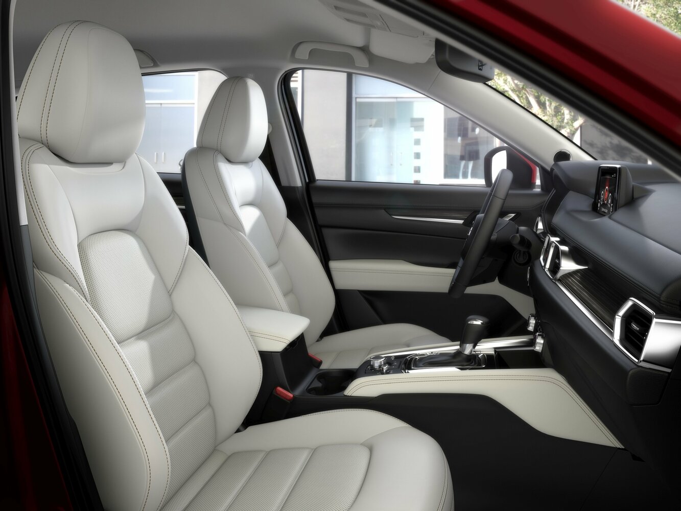 Mazda CX-5, II, 2017–2022, Внедорожник 5 дв.: Передняя часть салона