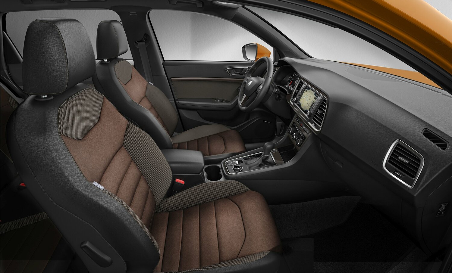SEAT Ateca, I, 2016–2020, Внедорожник 5 дв.: Передняя часть салона