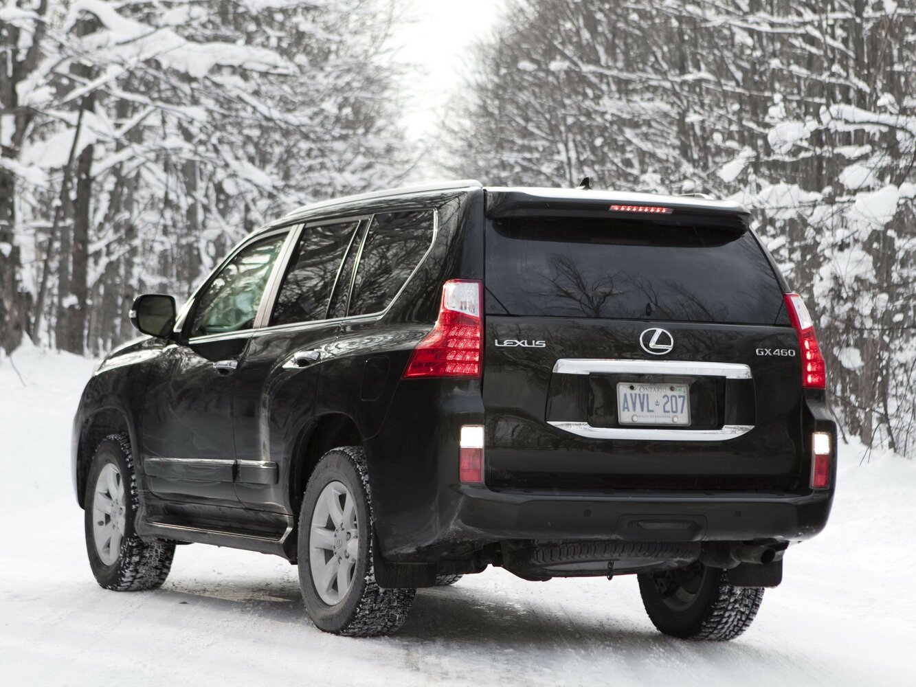 Lexus GX, II, 2009–2013, Внедорожник 5 дв.: Вид сзади в три четверти
