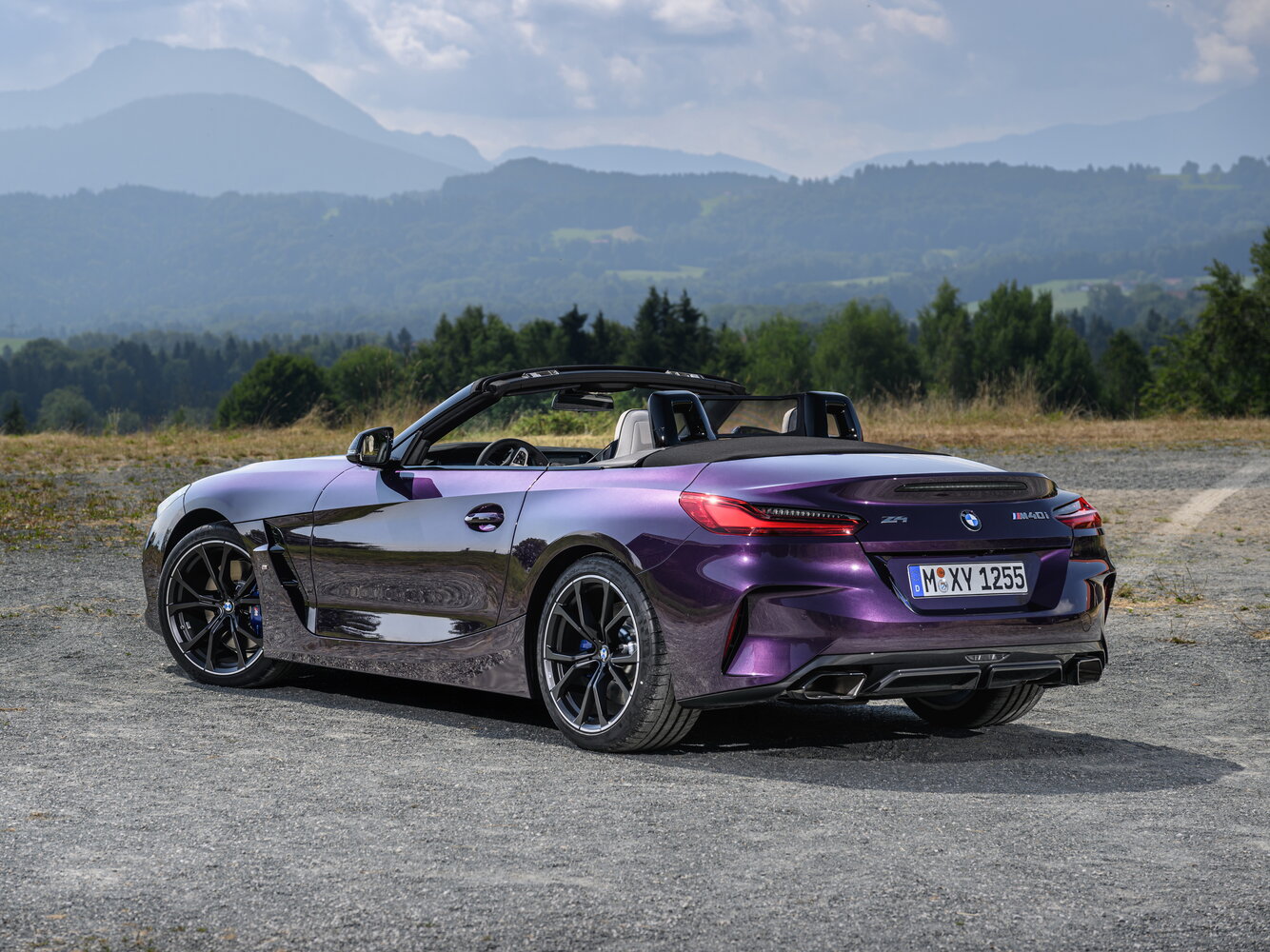BMW Z4, III (G29) Рестайлинг, 2022–2026, Родстер: Вид сзади в три четверти