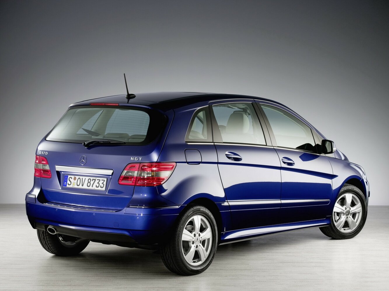 Mercedes-Benz B-Класс, I (W245) Рестайлинг, 2008–2011, Хэтчбек 5 дв.: Вид сзади в три четверти