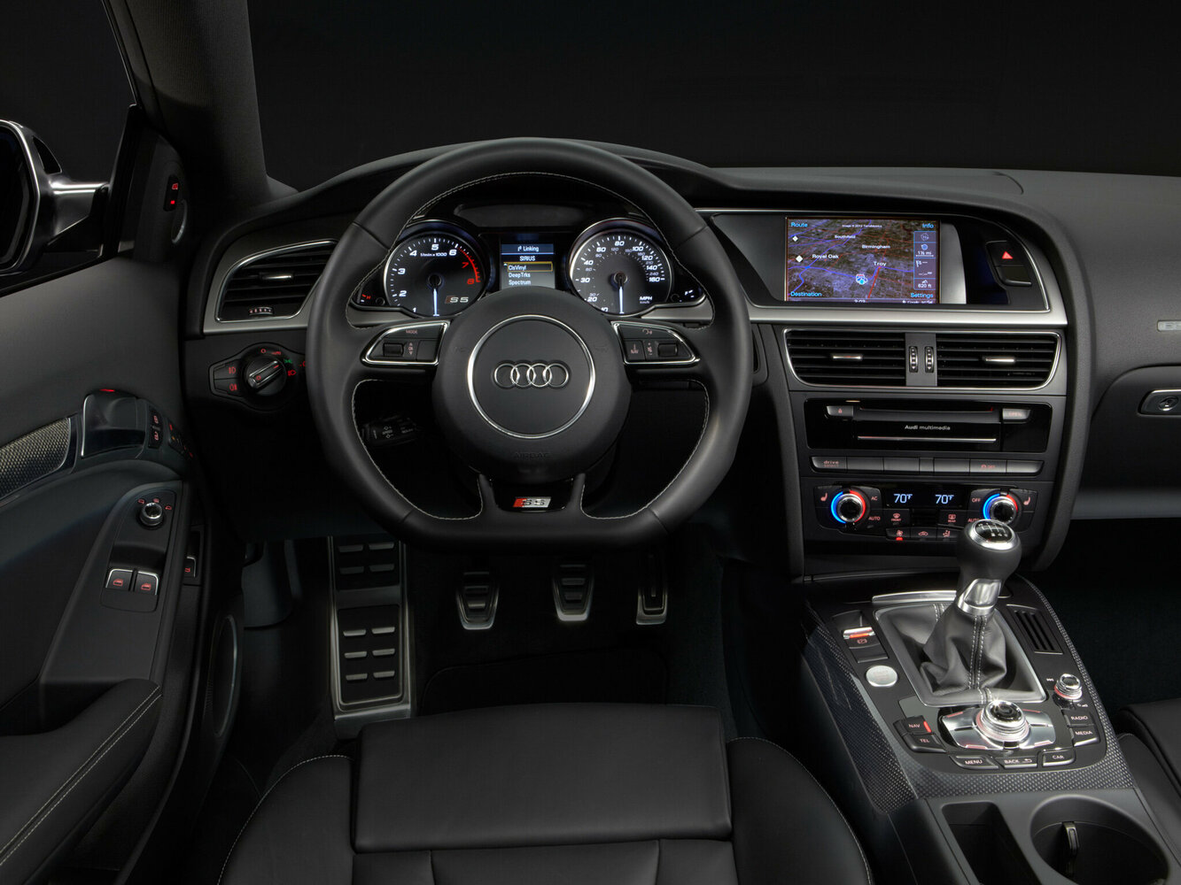 Audi S5, I (8T) Рестайлинг, 2011–2016, Купе: Передняя панель