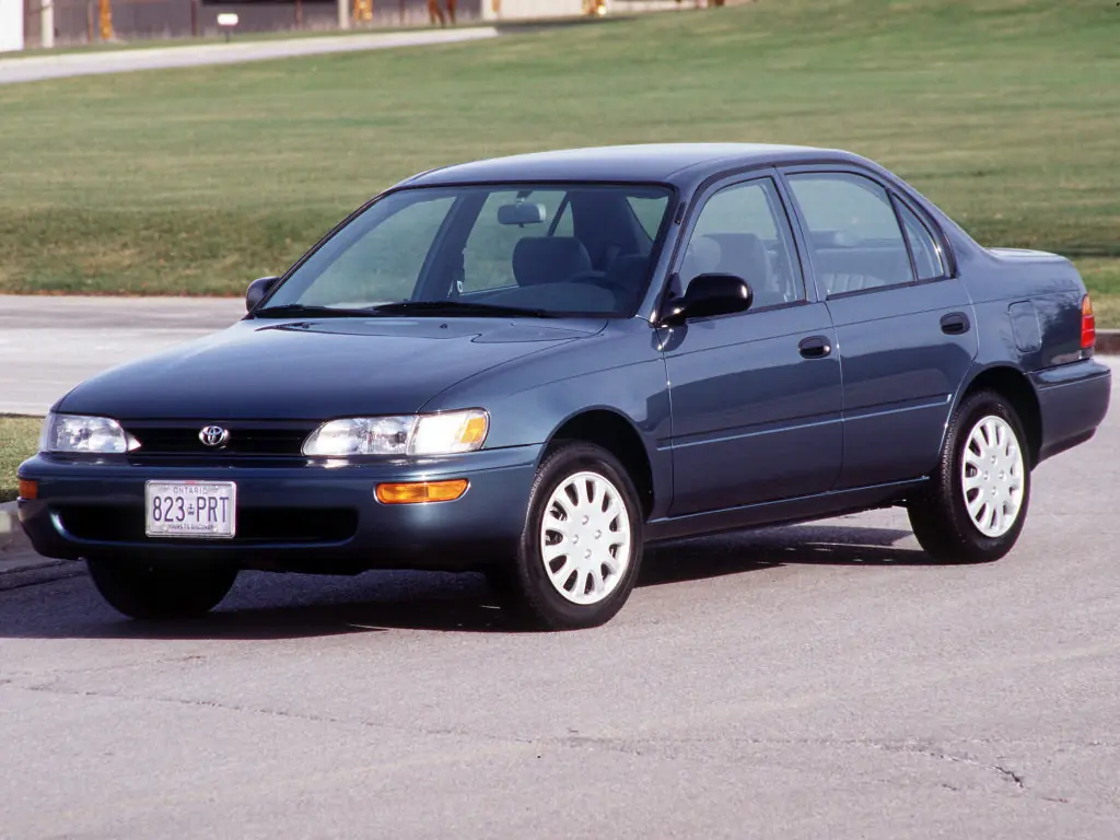 Toyota Corolla, 7 поколение, E100, Седан, США, 06.1991 - 07.1995: фото поколения 1