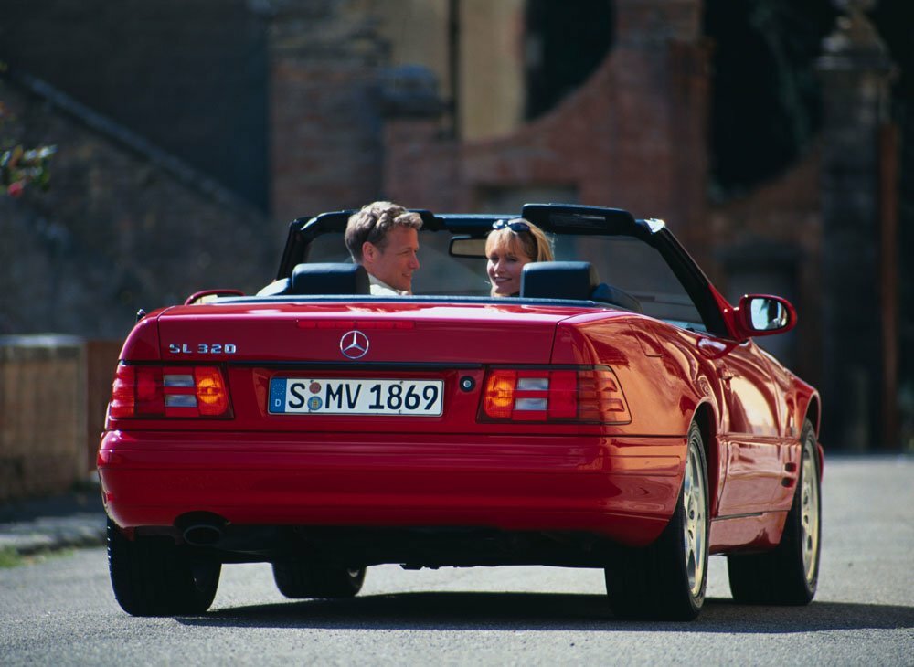 Mercedes-Benz SL-Класс, IV (R129) Рестайлинг 2, 1998–2001, Родстер: Вид сзади