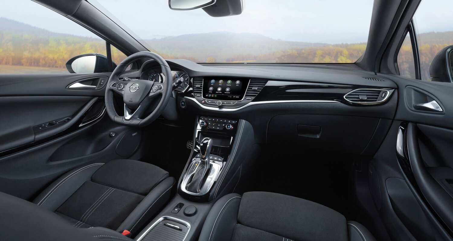 Opel Astra, K facelift, 2019–2022, Hatchback 5 door: Front cabin