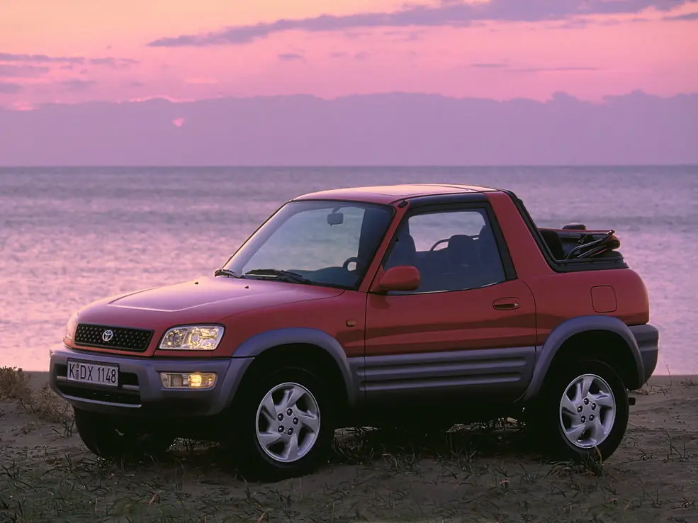 Toyota Rav4, 1 поколение, XA10, рестайлинг, Открытый кузов, Европа, 09.1997 - 06.1999: фото поколения 1