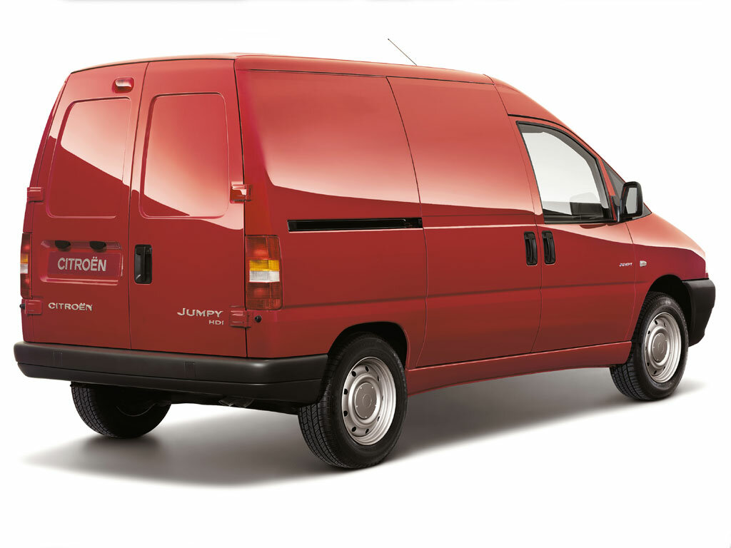 Citroen Jumpy, I, 1994–2007, Van: Rear three-quarter view