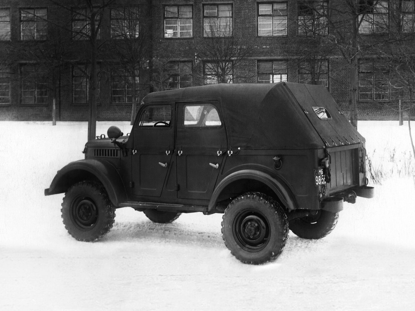 ГАЗ 69, , 1953–1972, Внедорожник 5 дв. 69А: Вид сзади в три четверти