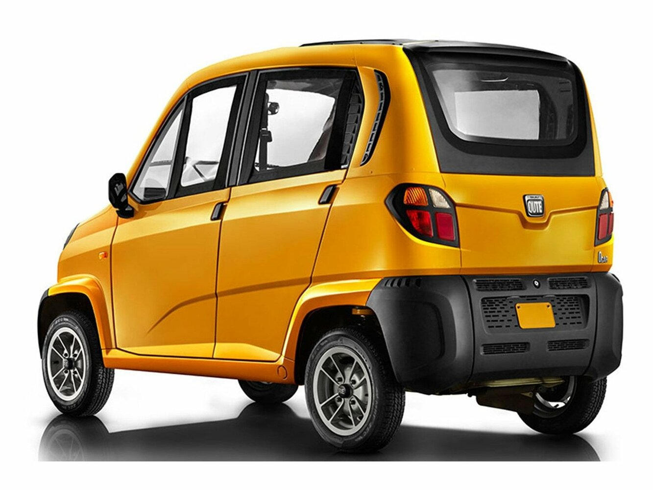 Bajaj Qute, I, 2016–2026, Hatchback 4 door: Rear three-quarter view