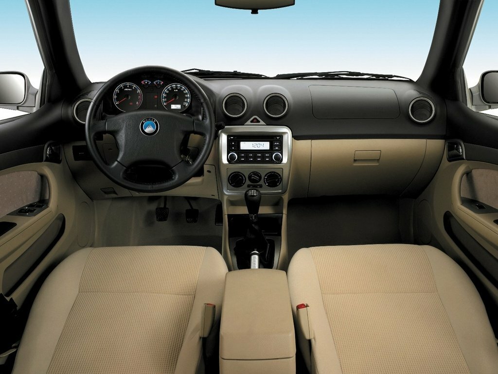 Geely CK (Otaka), I Рестайлинг, 2008–2016, Седан: Передняя часть салона
