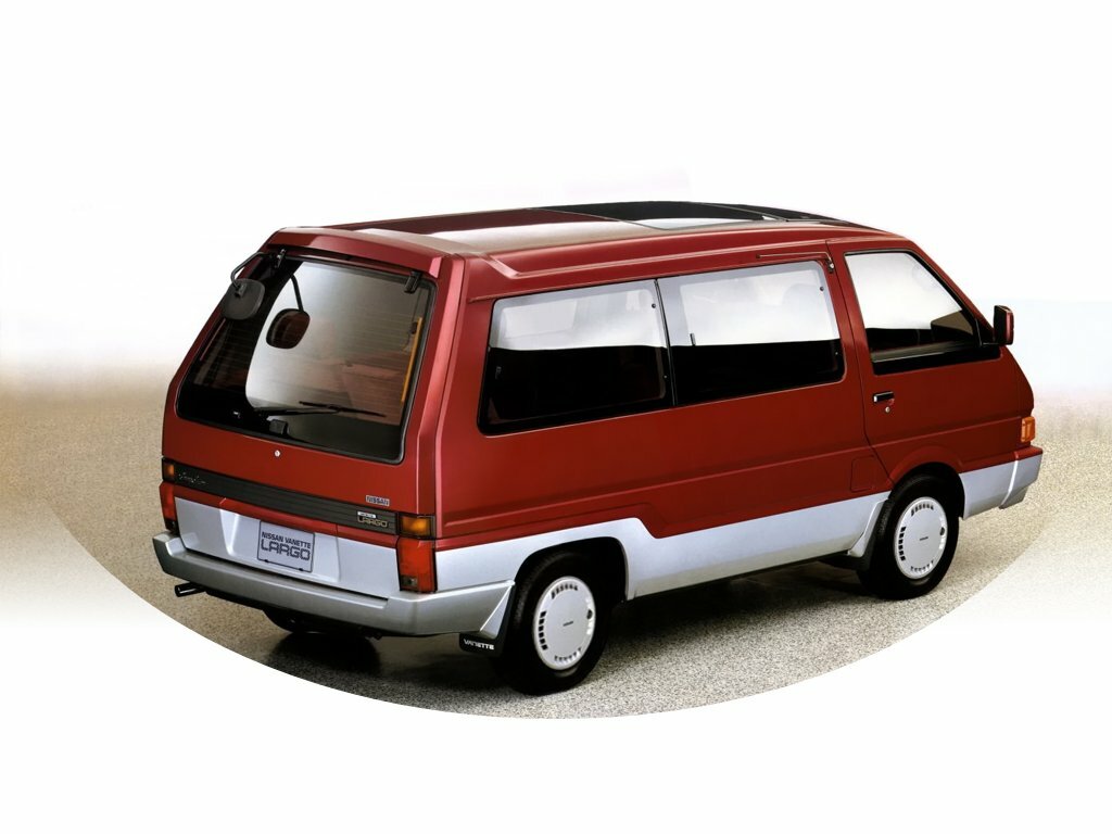 Nissan Vanette, II, 1985–1994, Minivan: Rear three-quarter view