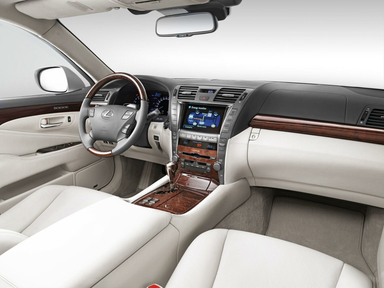 Lexus LS, IV Рестайлинг, 2009–2012, Седан: Передняя часть салона