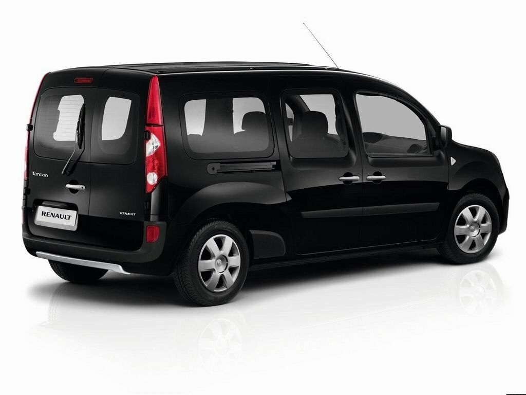 Renault Kangoo, II Рестайлинг, 2013–2021, Компактвэн Grand: Вид сзади в три четверти