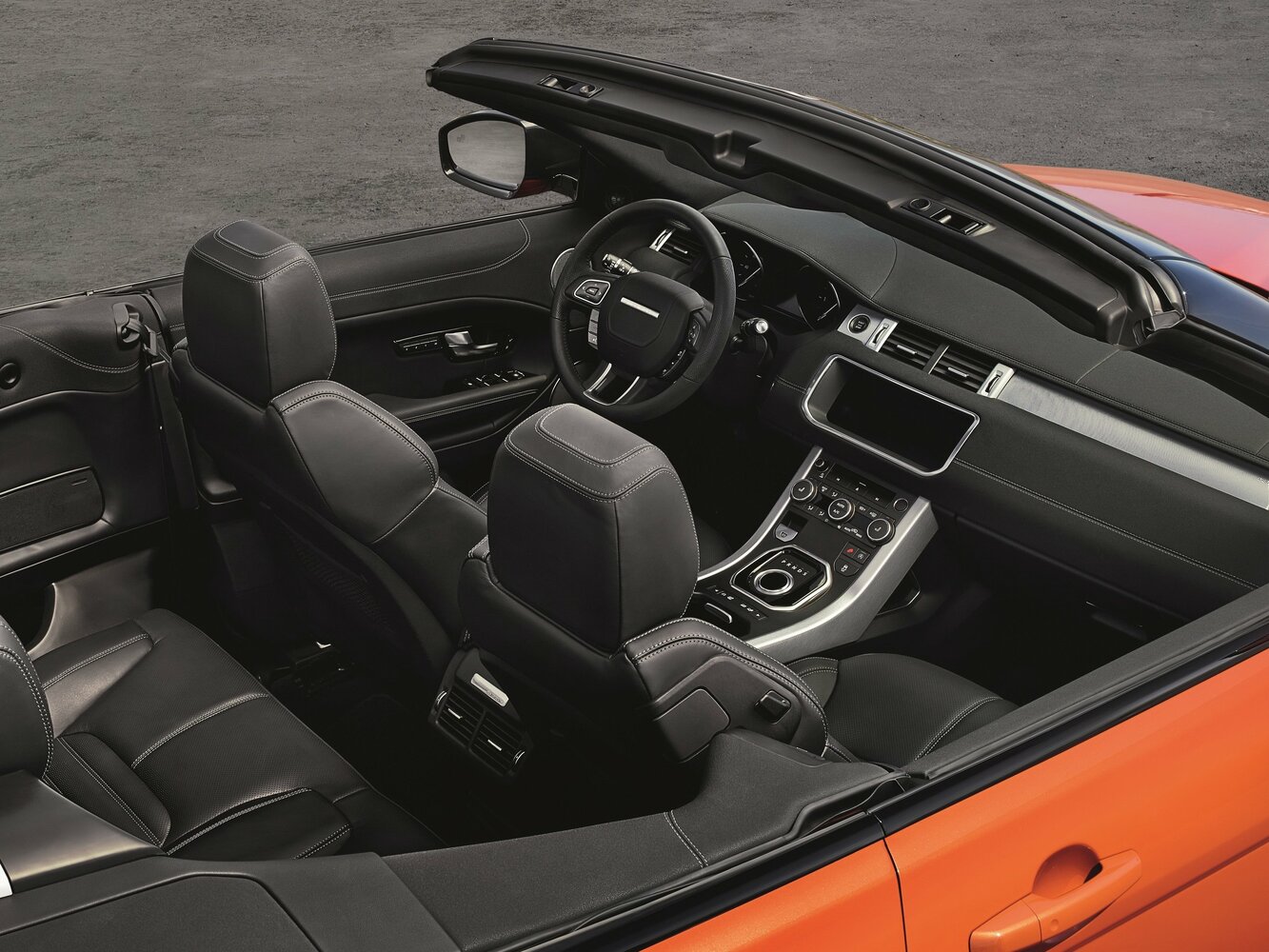 Land Rover Range Rover Evoque, I facelift, 2015–2018, Convertible: Front cabin