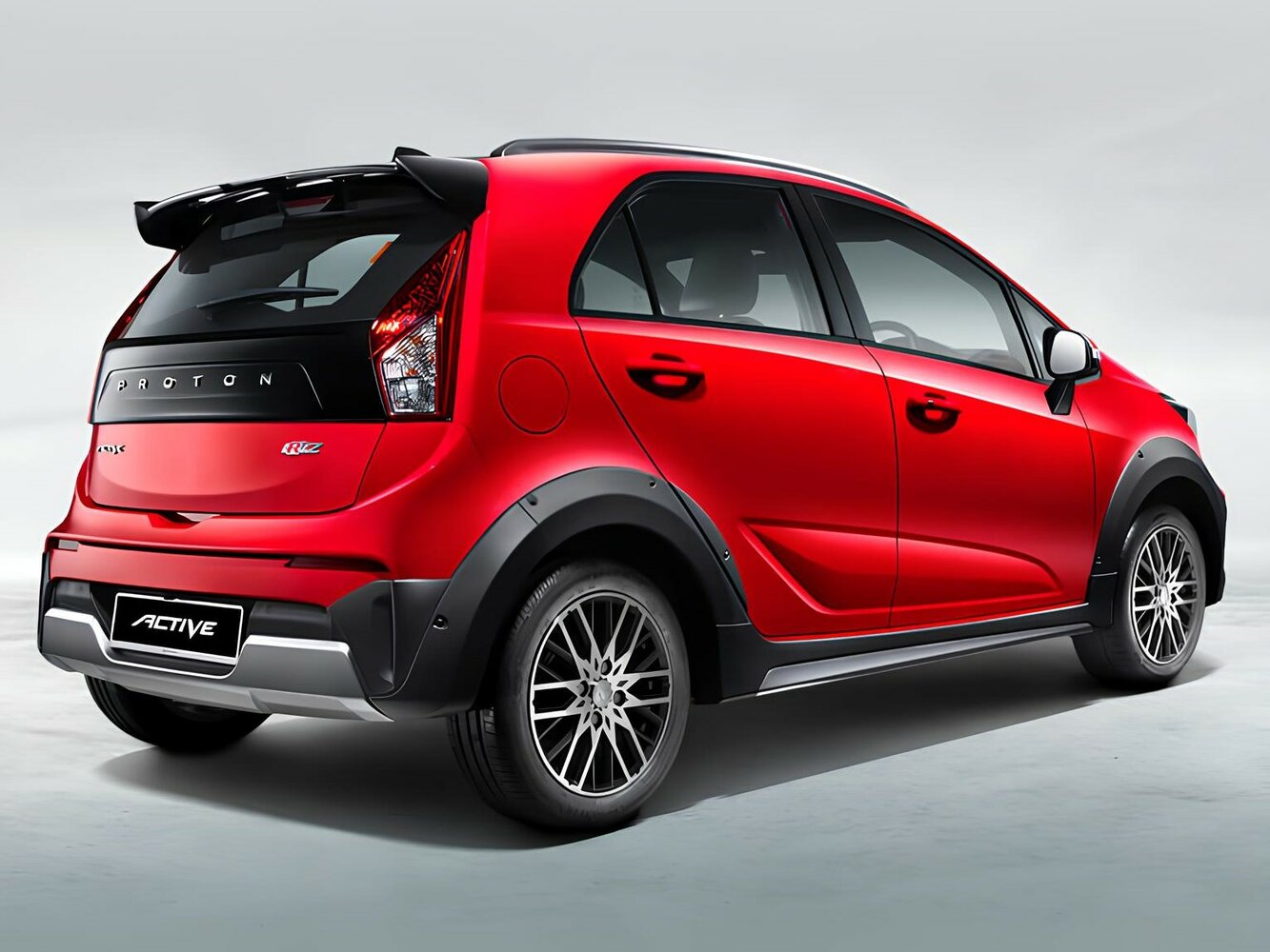 Proton Iriz, I Рестайлинг 3, 2021–2025, Хэтчбек 5 дв.: Вид сзади в три четверти
