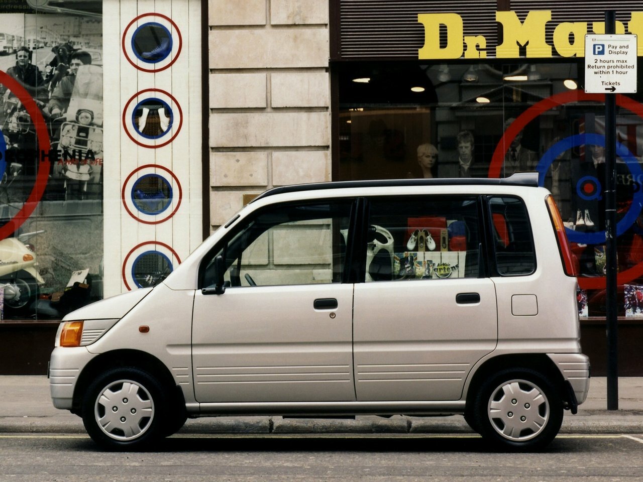 Daihatsu Move, I, 1995–1998, Микровэн: Side view