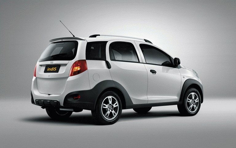 Chery IndiS (S18D), I, 2010–2015, Хэтчбек 5 дв.: Вид сзади в три четверти