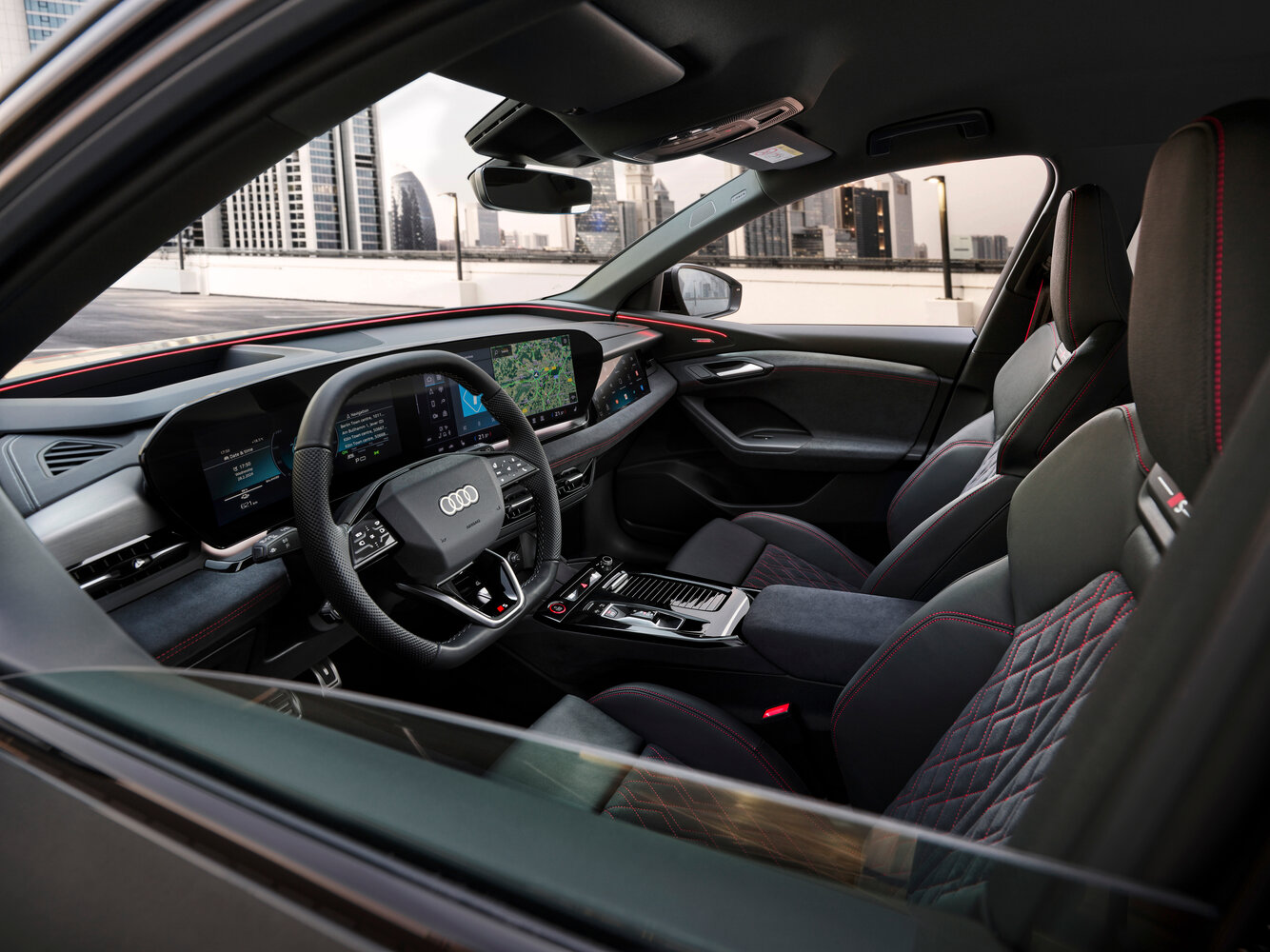 Audi SQ6 e-tron, , 2024–2026, SUV 5 door: Front cabin