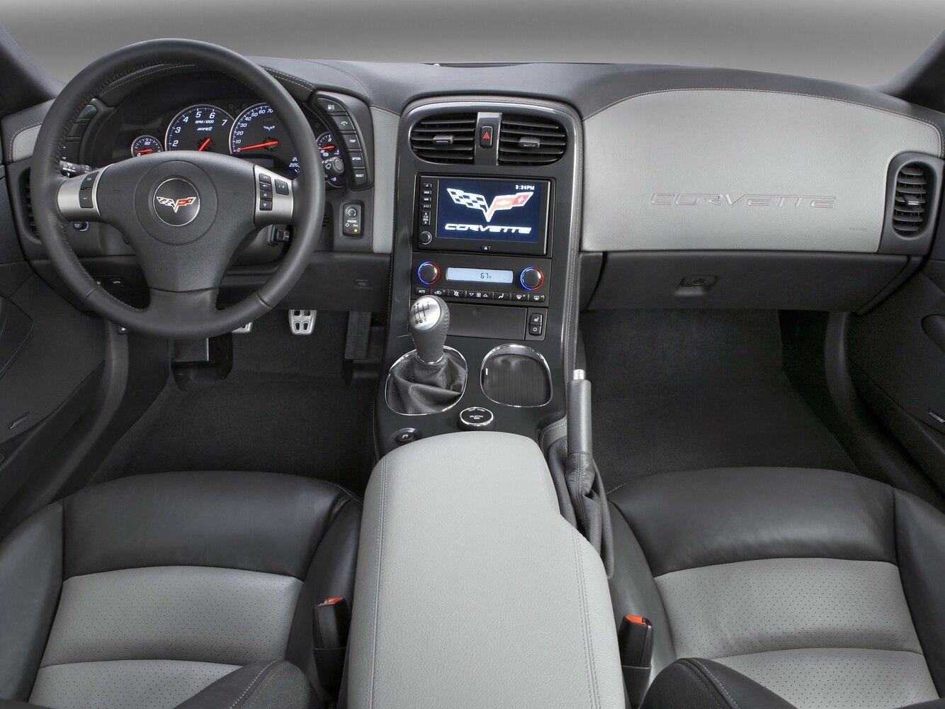 Chevrolet Corvette, C6, 2004–2014, Тарга: Передняя панель