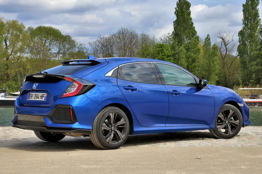 Honda Civic, 10 поколение, FK, Хэтчбек 5 дв., Европа, 12.2016 - 11.2019: фото поколения 21