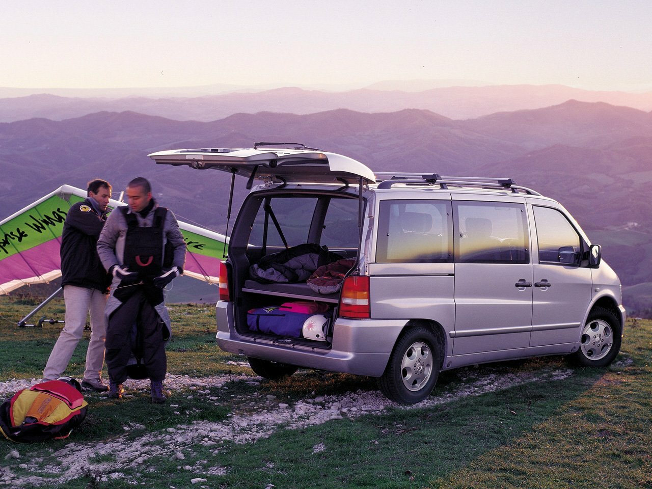 Mercedes-Benz Vito, I (W638), 1996–2003, Минивэн: Вид сзади в три четверти