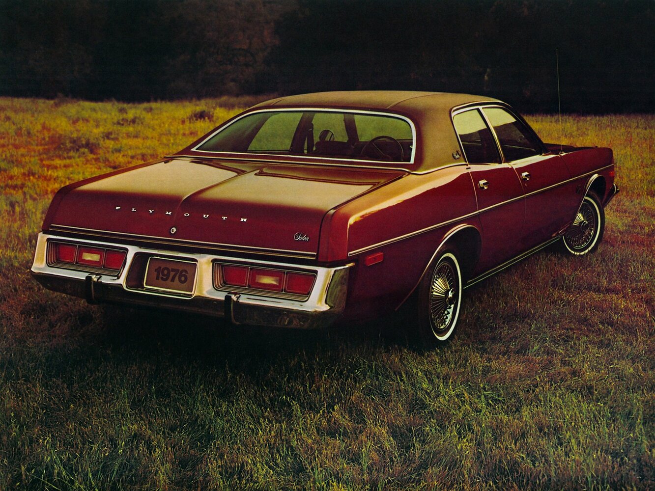 Plymouth Fury, VII, 1975–1978, Седан-хардтоп: Вид сзади в три четверти