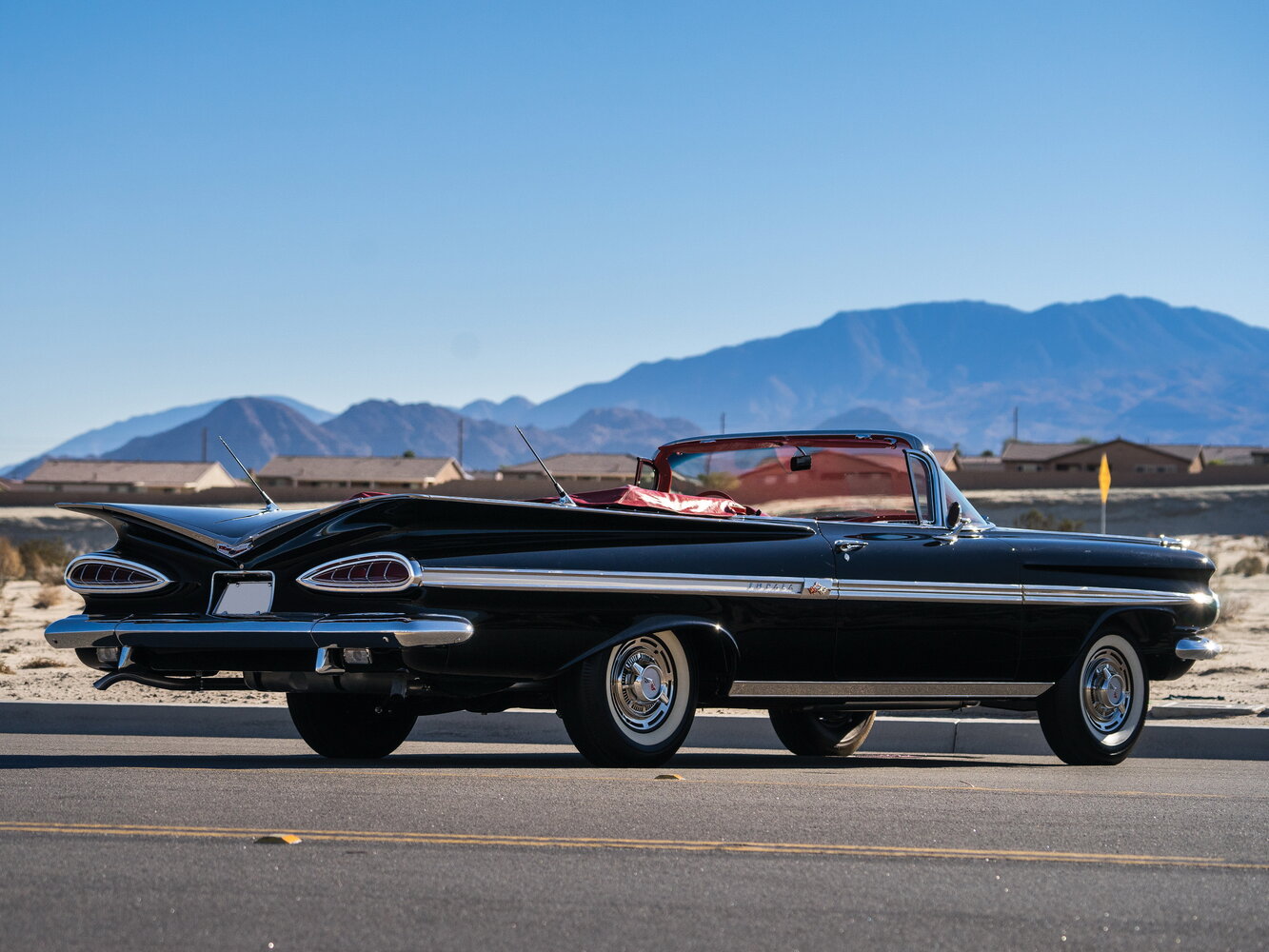 Chevrolet Impala, II, 1958–1960, Convertible: Rear three-quarter view