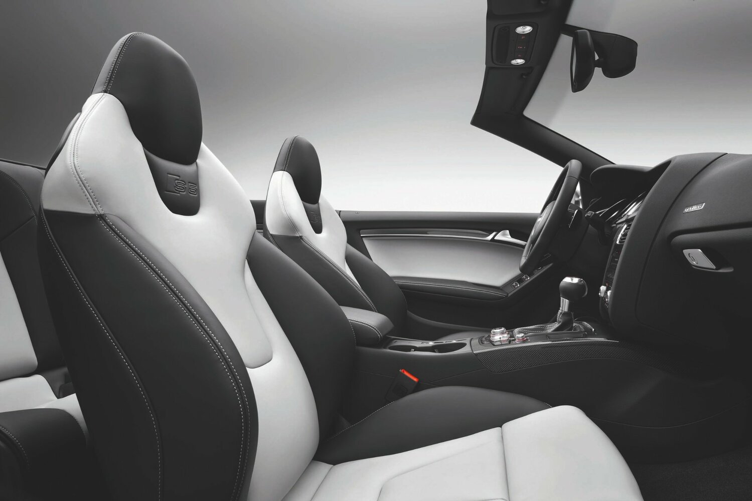 Audi S5, I (8T) Рестайлинг, 2011–2016, Кабриолет: Передняя часть салона