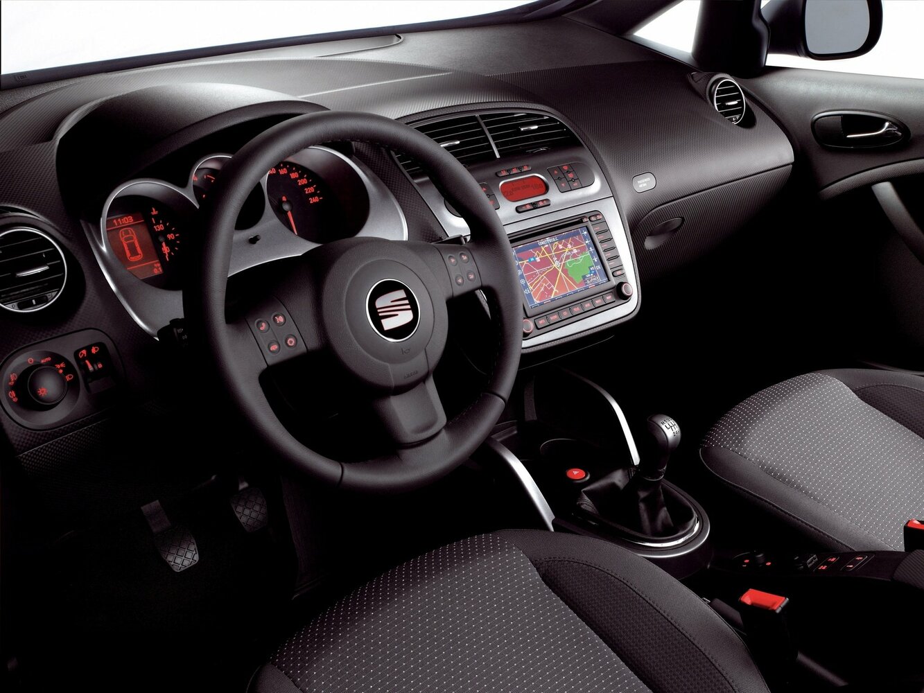 SEAT Altea, I, 2004–2009, Компактвэн XL: Передняя часть салона
