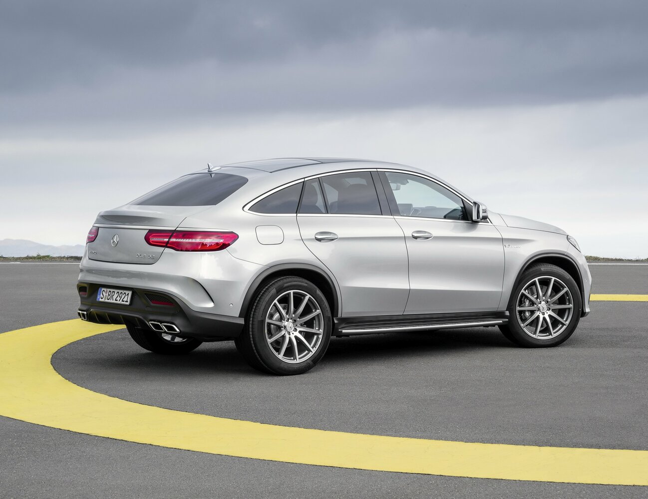 Mercedes-Benz GLE Coupe AMG, I (C292), 2015–2019, Внедорожник 5 дв.: Вид сзади в три четверти