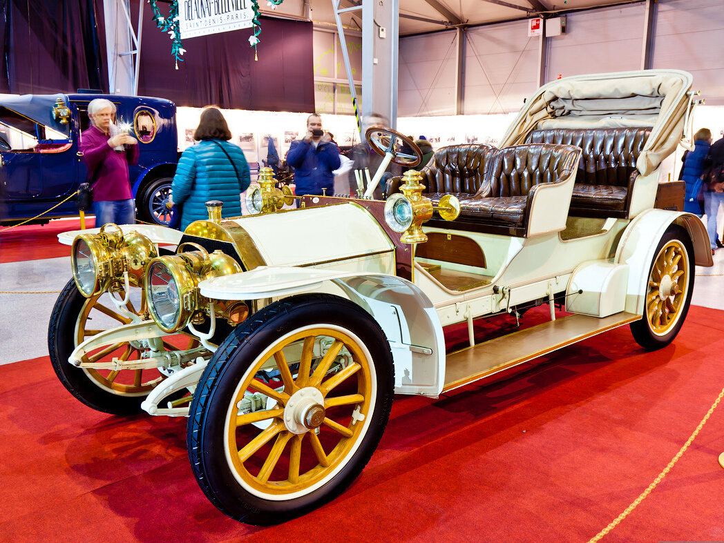 Mercedes-Benz Simplex, , 1904–1909, Кабриолет: Вид сзади в три четверти
