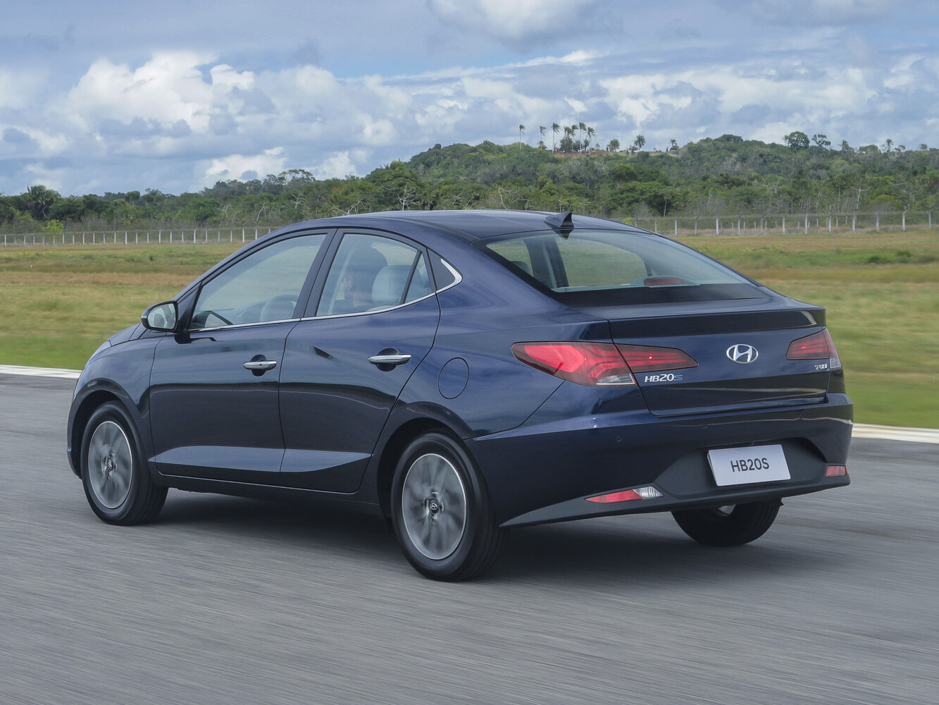 Hyundai HB20, II, 2019–2022, Седан: Вид сзади в три четверти
