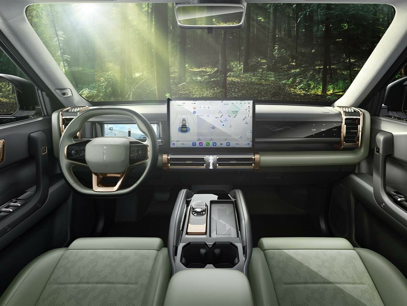 iCAR 03, , 2023–2026, Внедорожник 5 дв.: Передняя панель