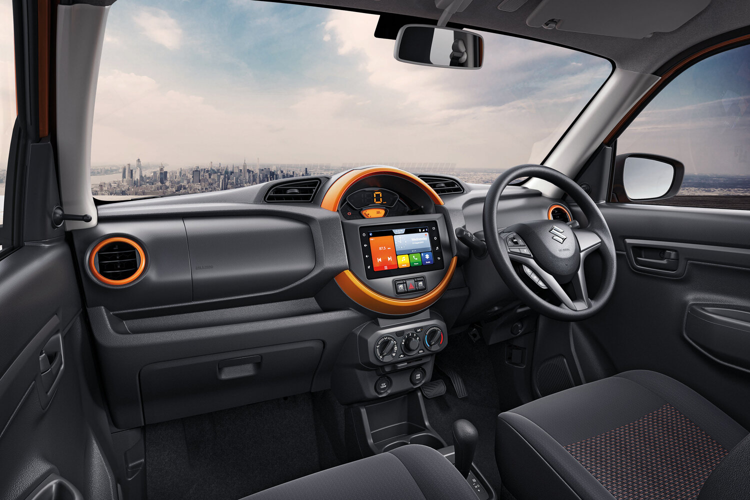 Suzuki S-Presso, , 2019–2026, SUV 5 door: Front cabin
