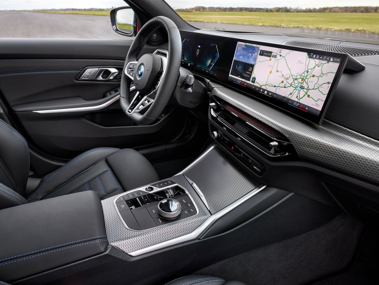 BMW 3 серии, VII (G2x) Рестайлинг 2, 2024–2026, Универсал 5 дв.: Передняя часть салона