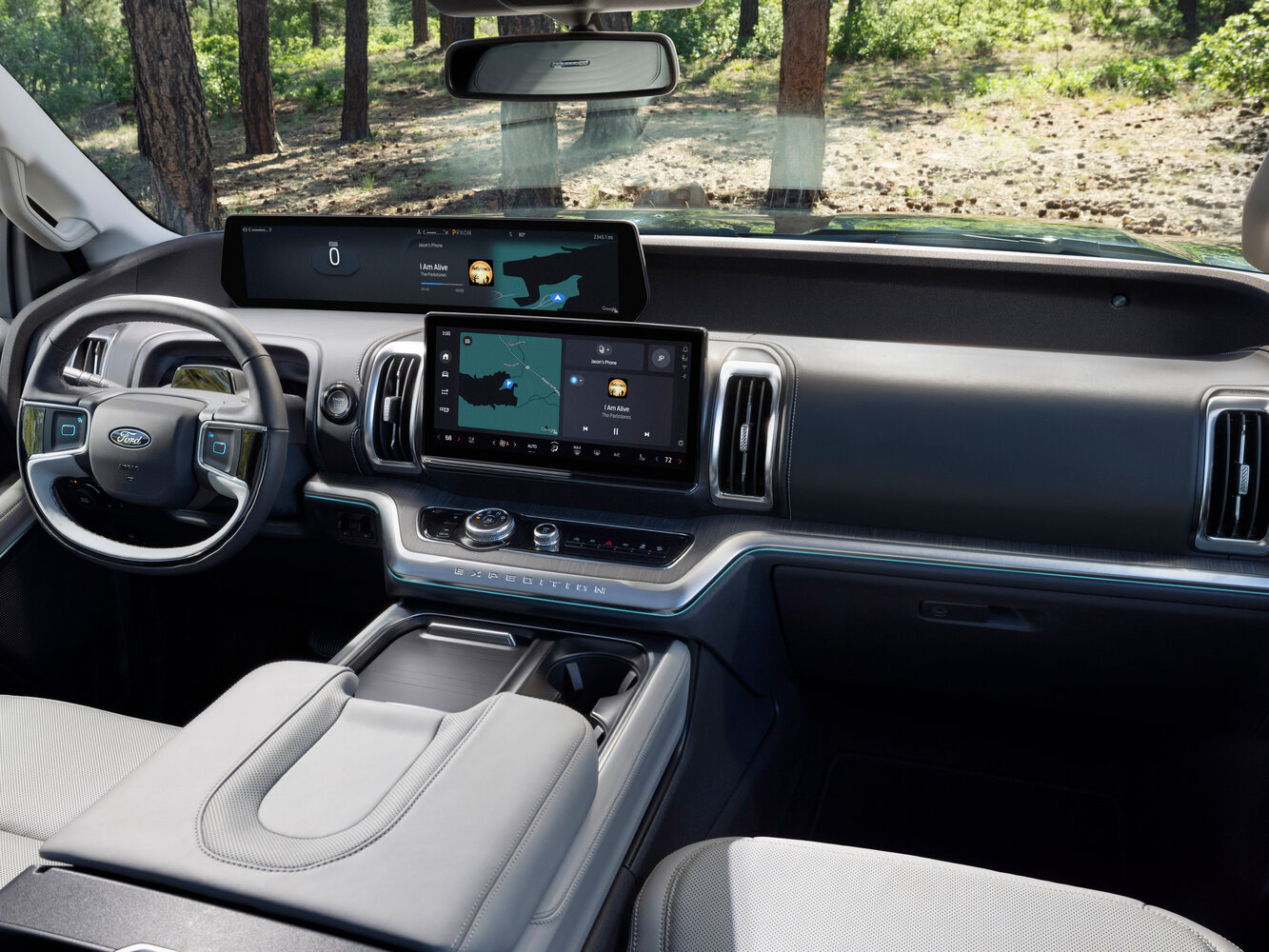 Ford Expedition, V, 2024–2026, Внедорожник 5 дв. MAX: Передняя часть салона