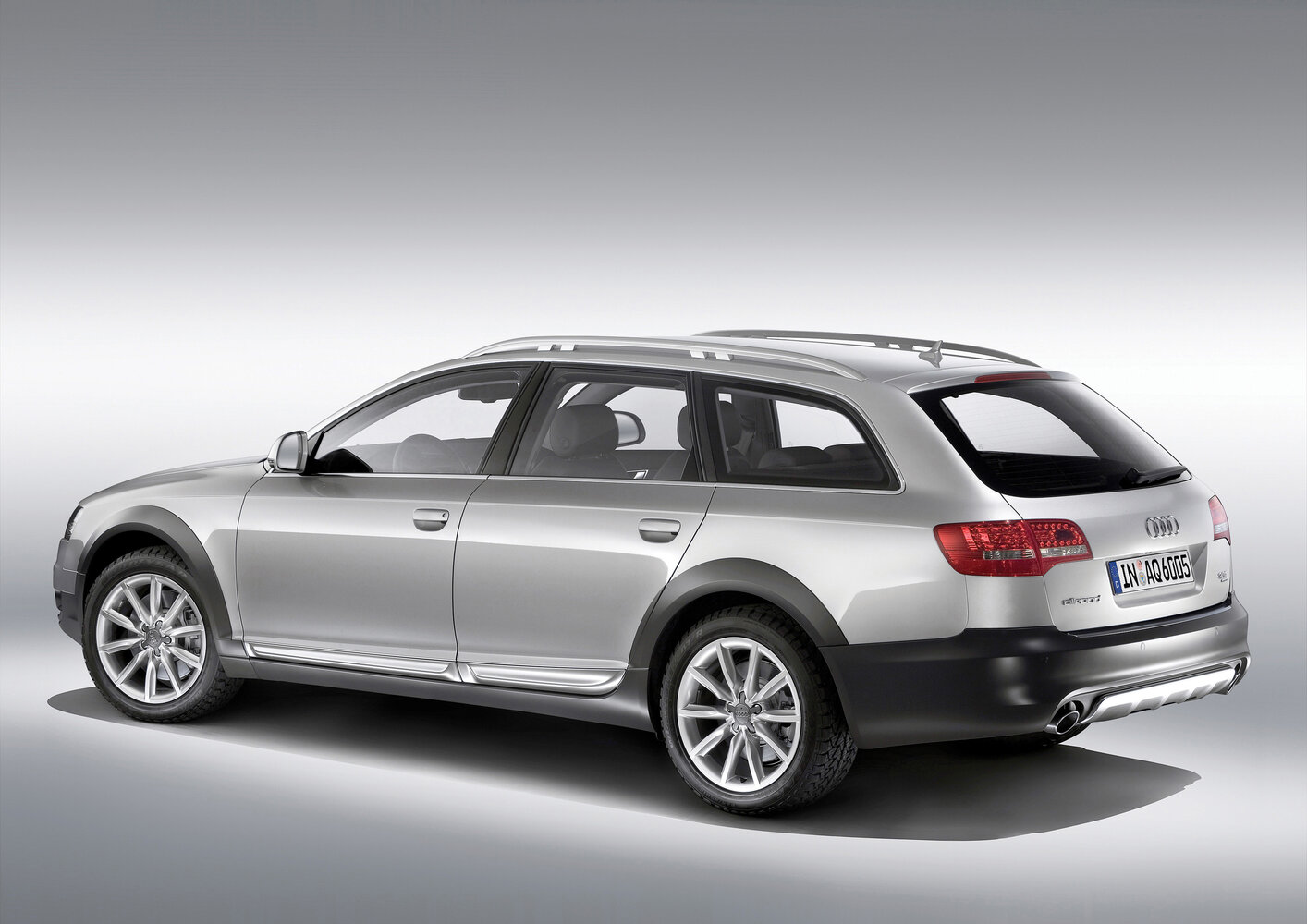 Audi A6 allroad, II (C6) Рестайлинг, 2008–2011, Универсал 5 дв.: Вид сзади в три четверти