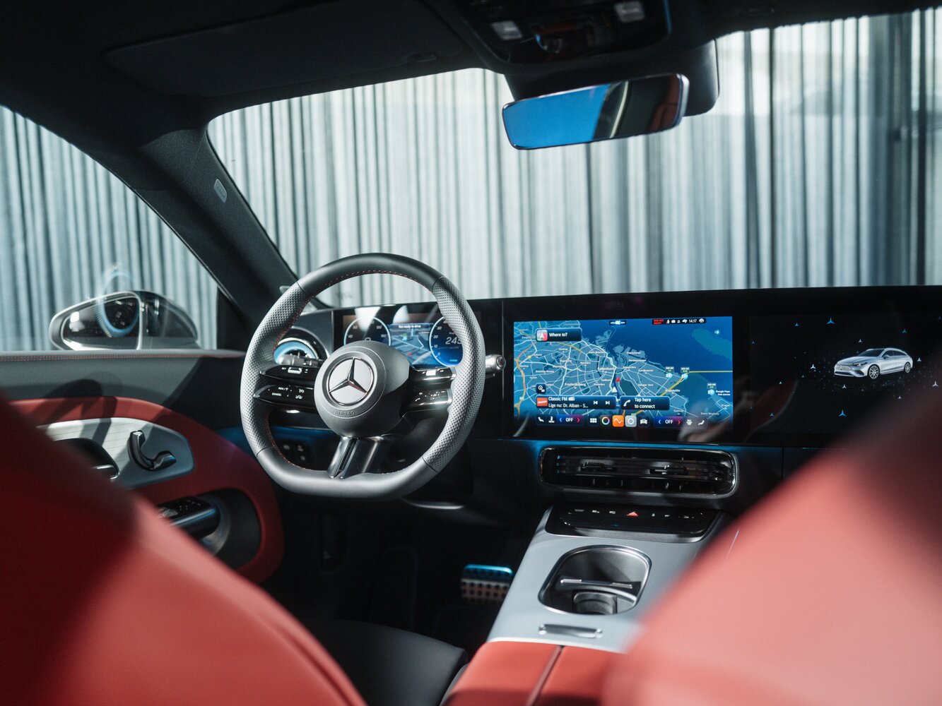 Mercedes-Benz CLA, III (C174, X174), 2025–2026, Универсал 5 дв.: Передняя часть салона
